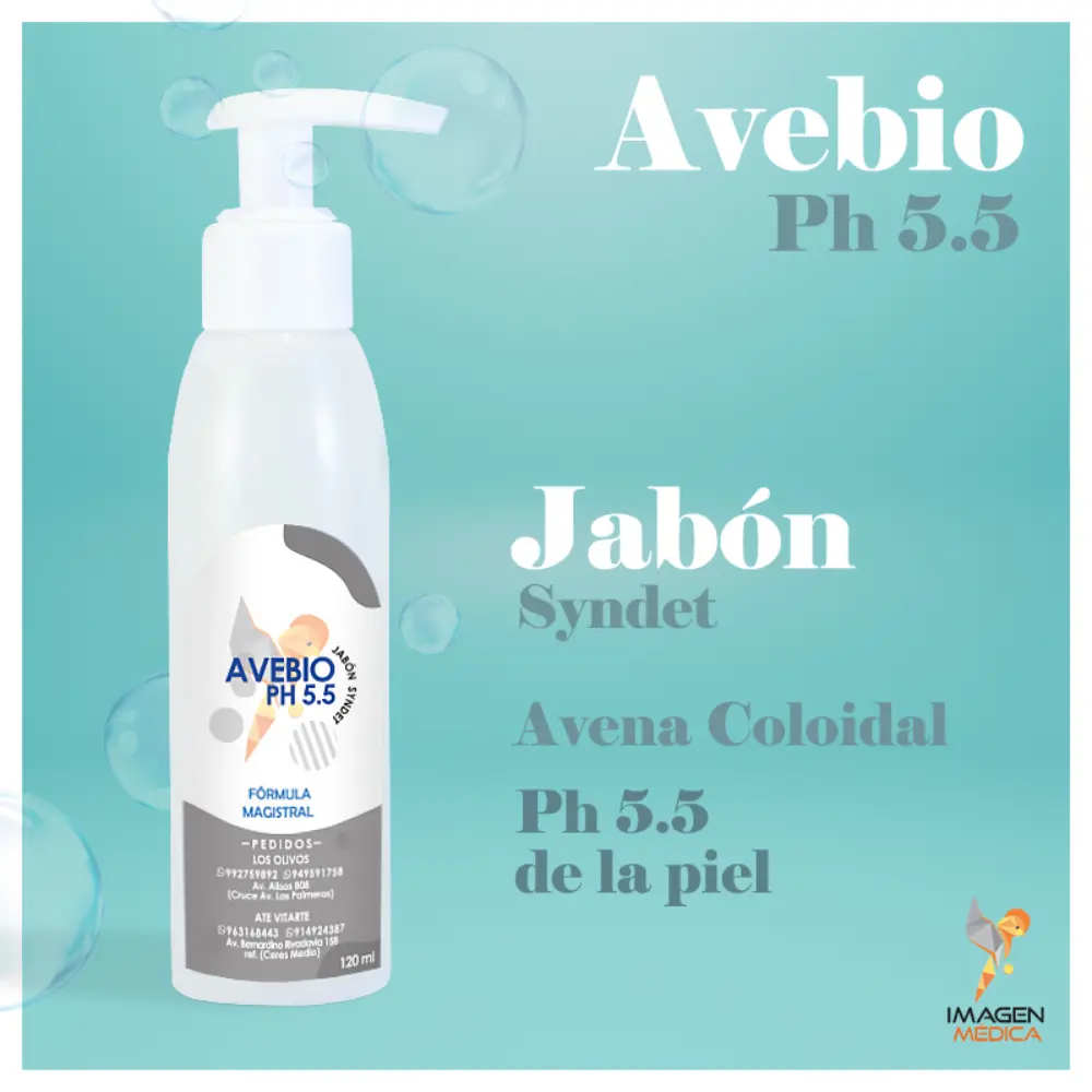 Jabón Líquido Avebio Ph 5.5
